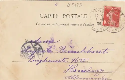 Paris, Le Tribunal de Commerce et le Pont au Charge gl1908 E9173