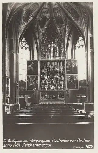St.Wolfgang am Wolfgangsee, Hochaltar von Pacher ngl E6332