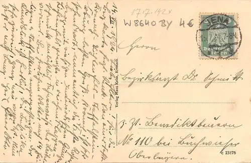 Kronach im Frankenwald - Ehrensäule gl1924 167.610