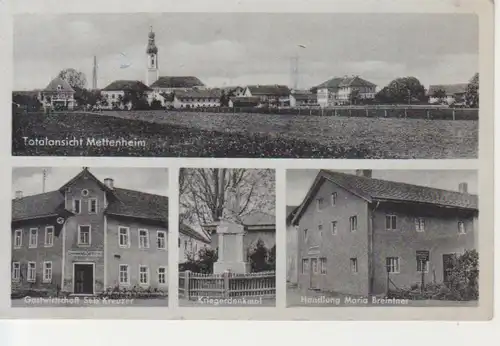 Mettenheim - Total, Gastwirtschaft, Denkmal, Handlung gl1950 228.146