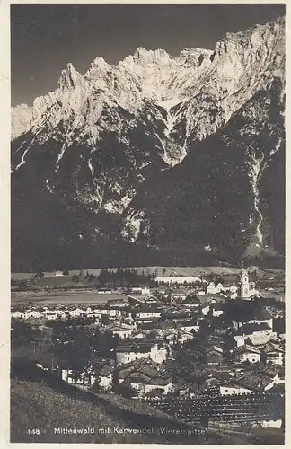 Mittenwald a.d.Isar, Karwendelgebirge, Viererspitze gl1926 E4518