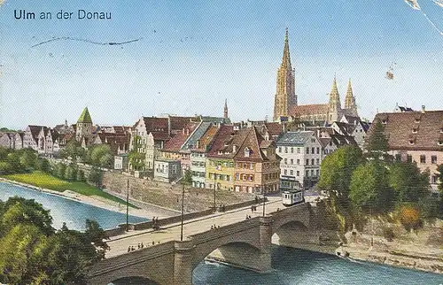 Ulm a.d.Donau, Donaubrücke gl1932 E5425