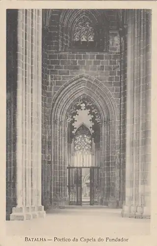 Batalha, Portico da Capela do Fundador ngl E6373