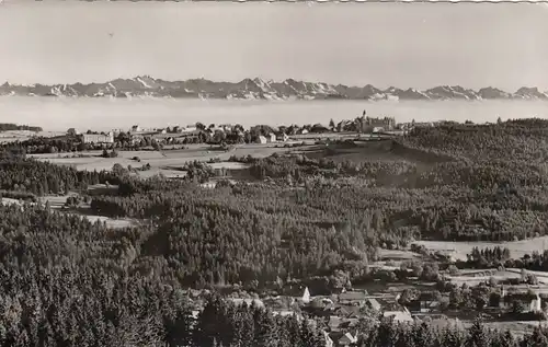 Höchenschwand, Schwarzwald, Panorama mit Alpen ngl E9226