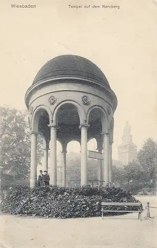 Wiesbaden, Tempel auf dem Neroberg gl1907 E5424