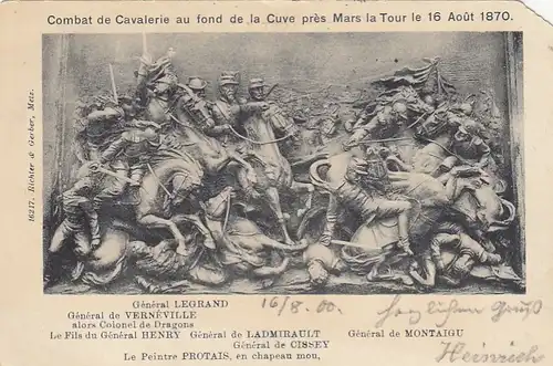 1870 Combat de Cavalerie près Mars la Tour gl1900 E7911