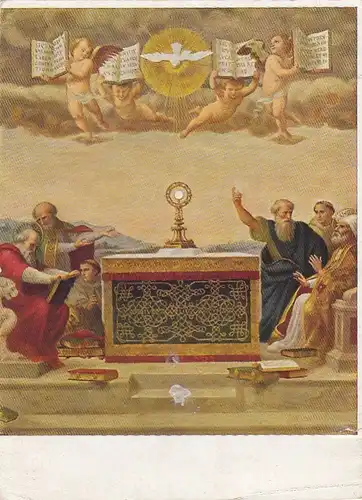 RAFFAELO SANTI Die Hlst.Eucharistie ngl E6397