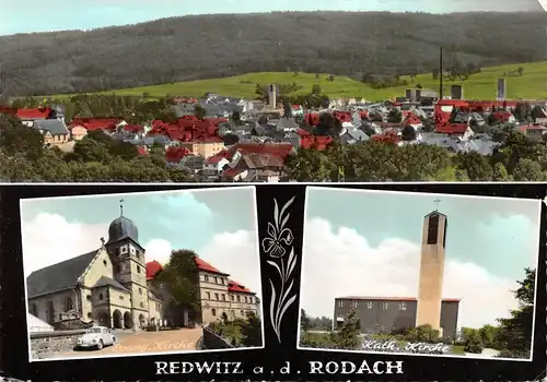 Redwitz an der Rodach - Panorama und Kirchen gl1972? 167.661