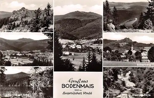 Bodenmais (Bayrischer Wald) Panorama und Teilansichten gl1966 167.139