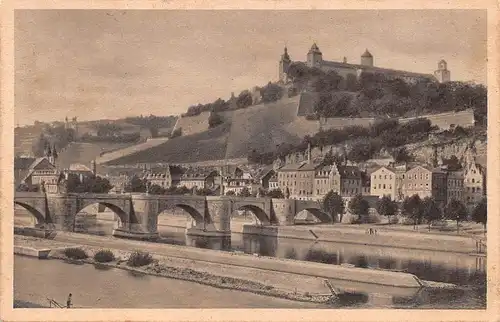 Würzburg - Festung, Käppele, alte Mainbrücke gl19? 167.441