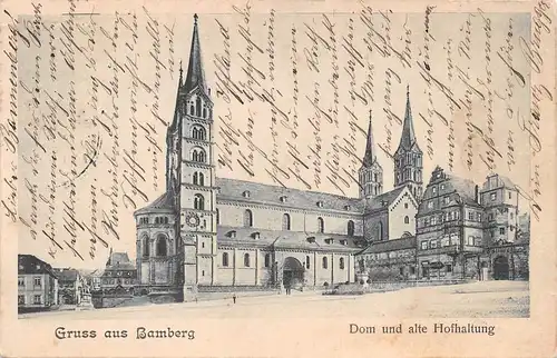 Bamberg - Dom und alte Hofhaltung gl1901 167.684