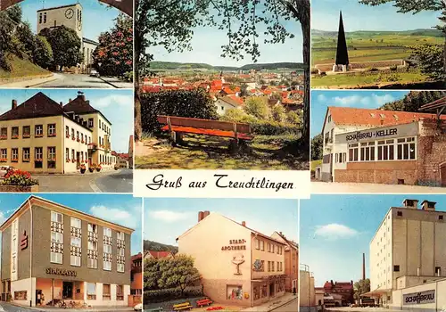 Treuchtlingen - Panorama und Teilansichten gl1982 167.166