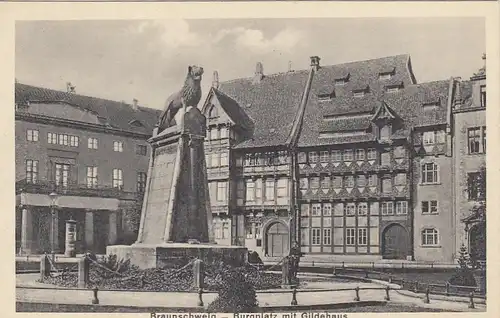 Braunschweig, Burgplatz mit Gildehaus ngl E9410