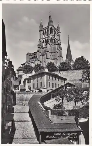 Lausanne, Escaliers du Marché ngl E9431