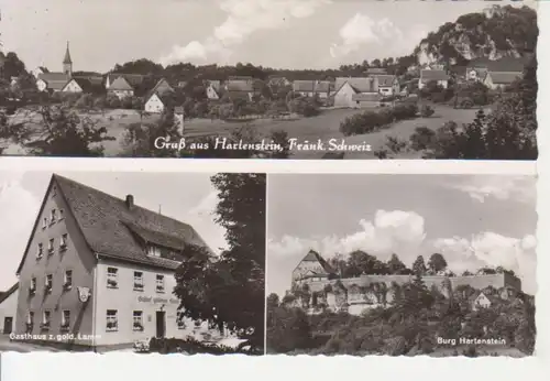 Hartenstein - Total, Gasthaus Lamm, Burg gl1964 228.219