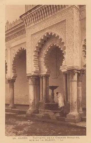 Algerien, Alger, Fontaine de la Grand Mosquee ngl E6566
