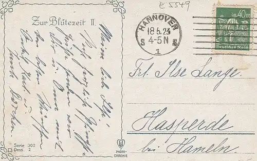 Es blüht vor der Kirche ... gl1923 E5549