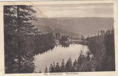 Mummelsee i.Schwarzwald gl1919 E8140