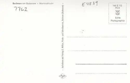 Bodman am Bodensee, Mariaschlucht ngl E4889