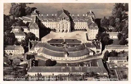 Pommersfelden - Schloss Weißenstein, Fliegeraufnahme ngl 167.681