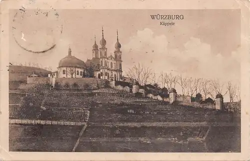 Würzburg - Käppele feldpgl1918 167.358