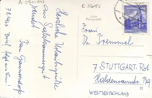 Rindbach, Salzkammergut gl1963 E5695