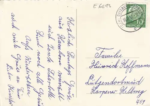 Blumen-Gruß gl1957 E6693