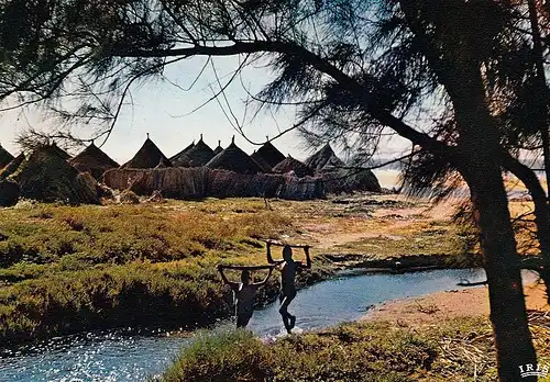 Afrika, African Village ngl E4449