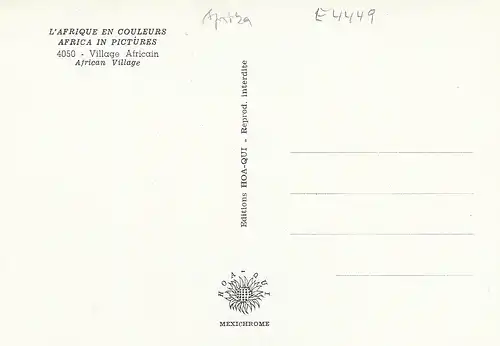 Afrika, African Village ngl E4449