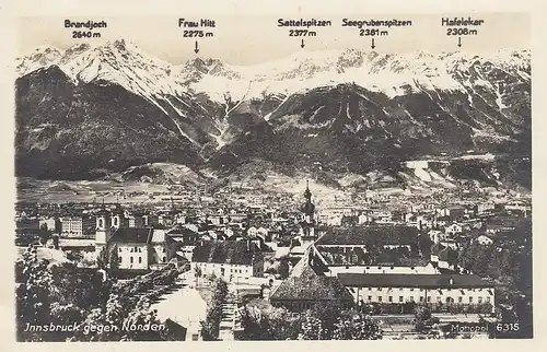 Innsbruck gegen Norden, Panorama ngl E5714