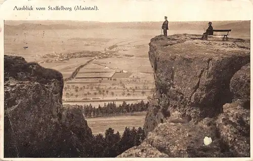 Blick vom Staffelberg ins Maintal gl1937 167.636