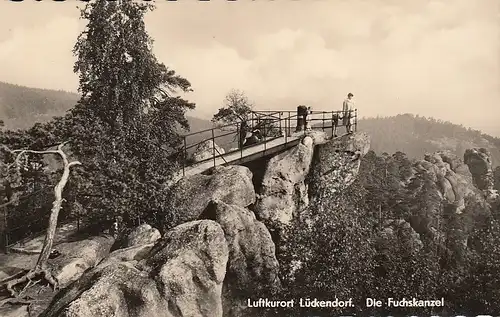 Lückendorf, Zittauer Gebirge, Die Fuchskanzel ngl E4811