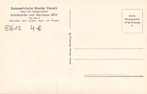 Ebrach - Treppenaufgang im Verwaltungsgebäude ngl 167.671