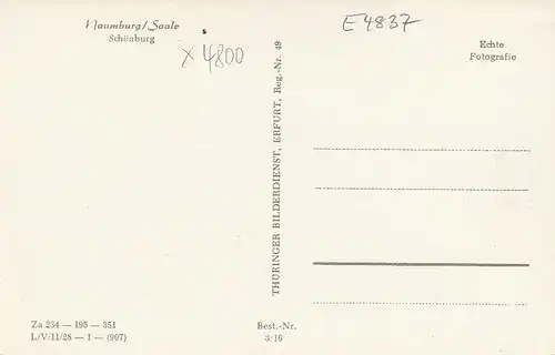 Naumburg (Saale) Schönburg ngl E4837