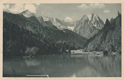 Riessersee bei Garmisch-Partenkirchen glum 1920? E6870