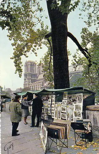 Paris, Bouquinistes des Quais de la Seine glum 1960? E5785