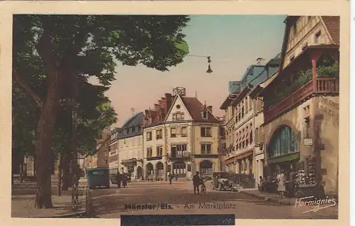 Münster im Elsass, Am Marktplatz gl1943 E8489