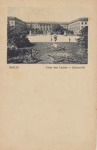 Berlin, Unter den Linden, Universität ngl E4532