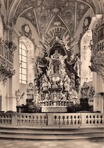 Gößweinstein - Basilika, Hochaltar und Gnadenbild ngl 166.357