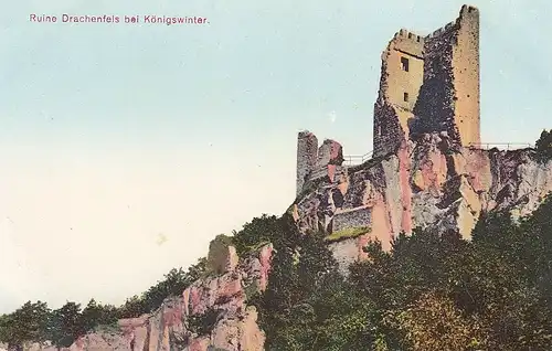Ruine Drachenfels bei Königswinter a.Rhein, ngl E6066