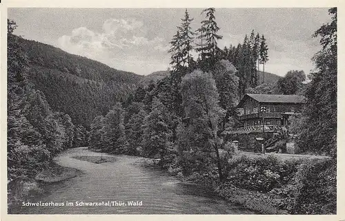 Schweizerhaus im Schwarzatal, Thür.Wald ngl E4916