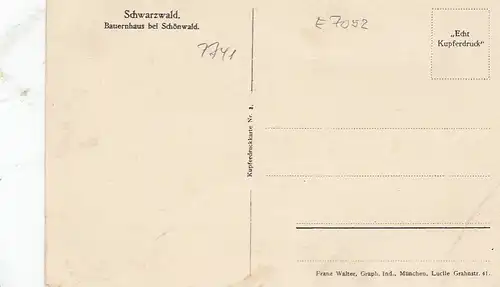 Schönwald im Schwarzwald, Bauernhaus ngl E7052