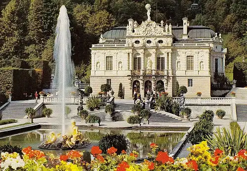 Ettal, Schloss Linderhof, mit Wasserspielen ngl E5110