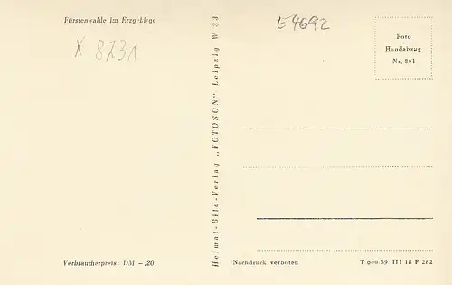 Fürstenwalde i. Erzgeb., Teilansicht ngl E4692