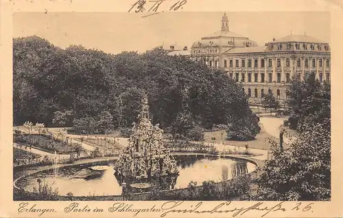 Erlangen - Partie im Schloßgarten gl1918 166.419