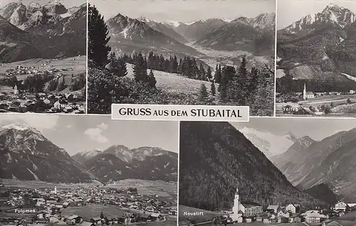 Gruß aus dem Stubaital, Mehrbildkarte gl1956 E5710