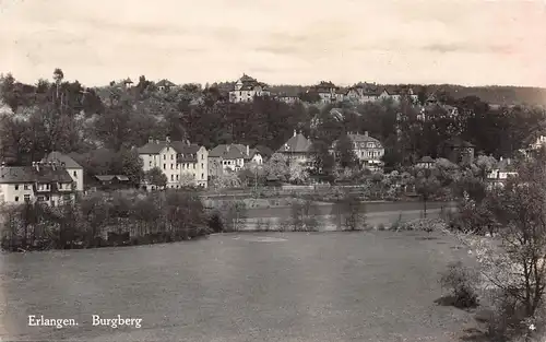 Erlangen - Blick zum Burgberg gl1930 166.428