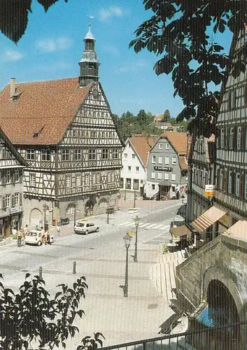 Backnang, am Rathaus gl1988 E6204