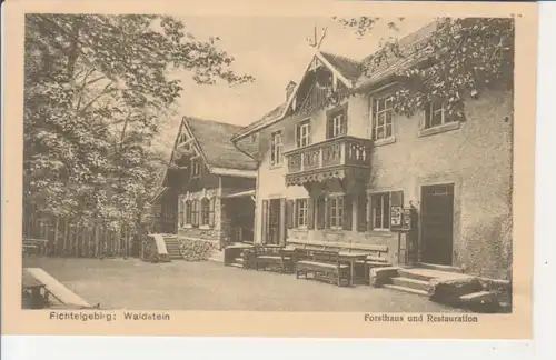 Waldstein (Fichtelgebirge) Forsthaus und Restauration ngl 228.408