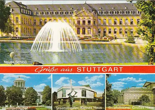 Stuttgart, Mehrbildkarte ngl E5140